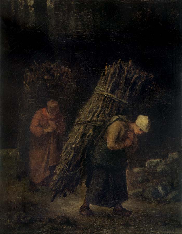 Peasant Women Carrying Firewood